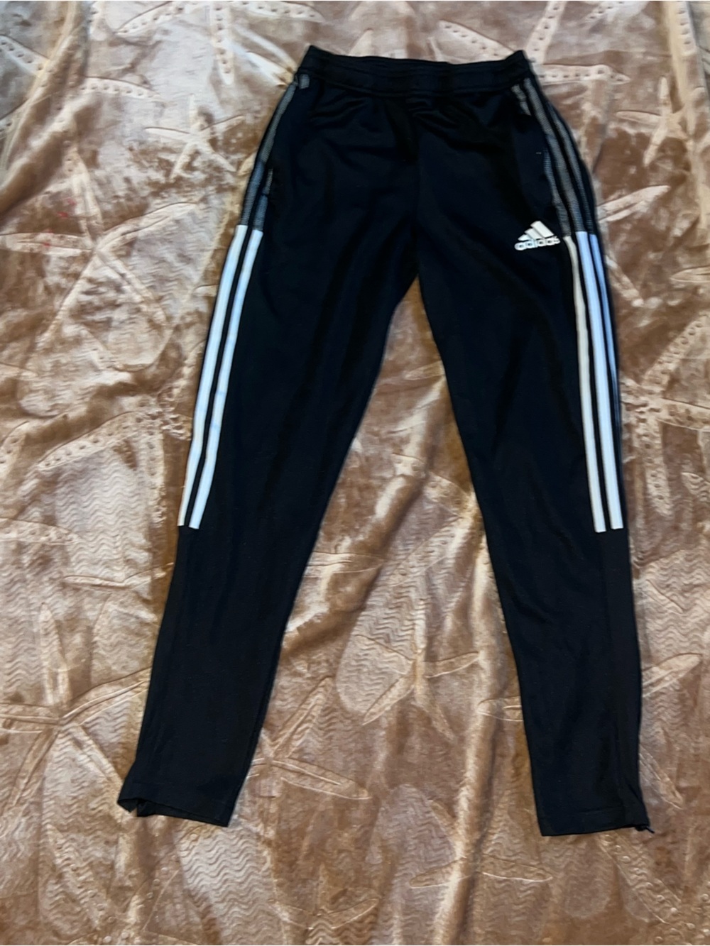 adidas joggers with White Side Stripes